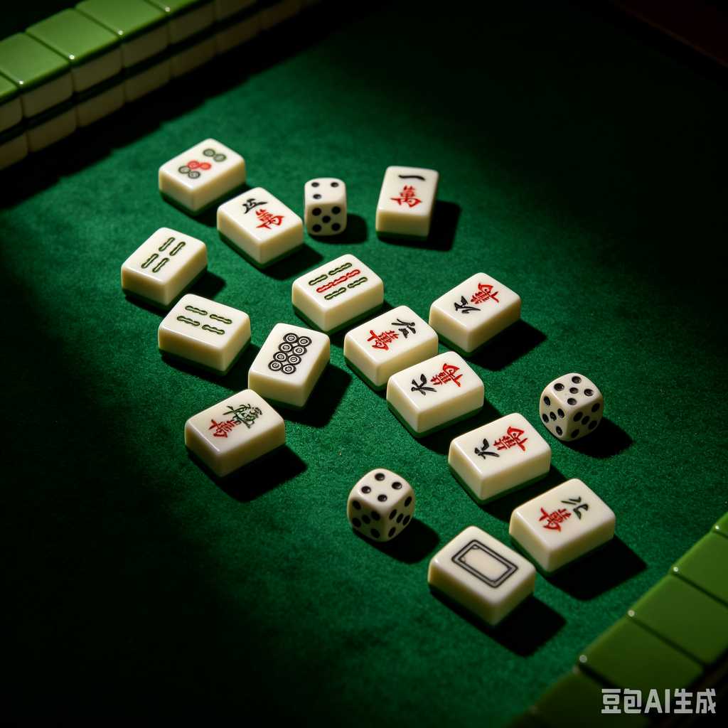 blue crystal mahjong set